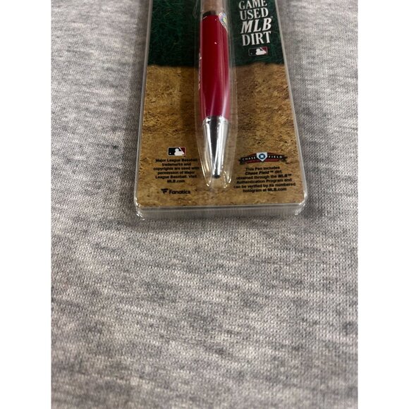 Arizona Diamondbacks Pen With Game Used Dirt MLB Coa Chase Field Red - Picture 2 of 5